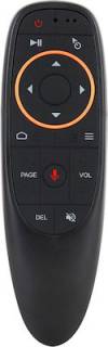 Voice Control Ασύρματο Τηλεχειριστήριο Ποντίκι Τηλεόρασης 2.4 GHz &#8211; IR Learning Voice Air Mouse Remote Control with USB G10 Μαύρο